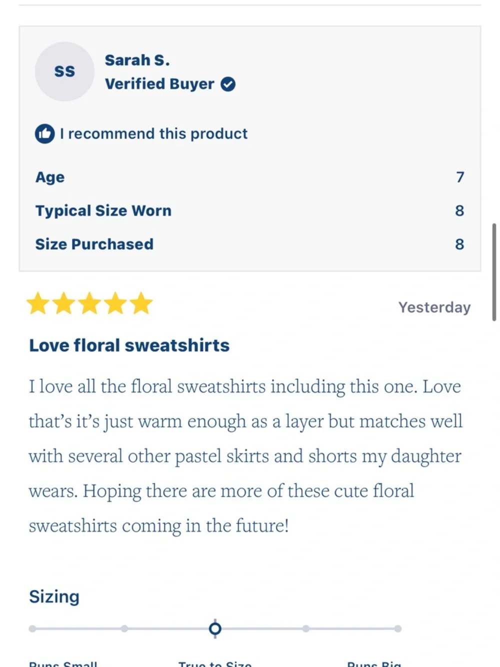 The Beaufort Bonnet Company Little London Flowers Buckhead Blue Sweatshirt 3T 10